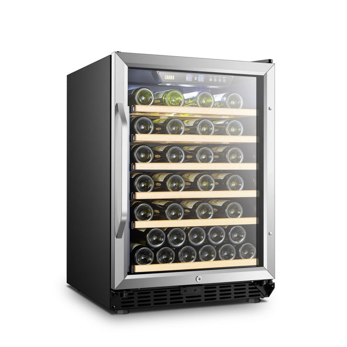 LANBO 52 BOTTLE SINGLE ZONE WINE COOLER - LW52S