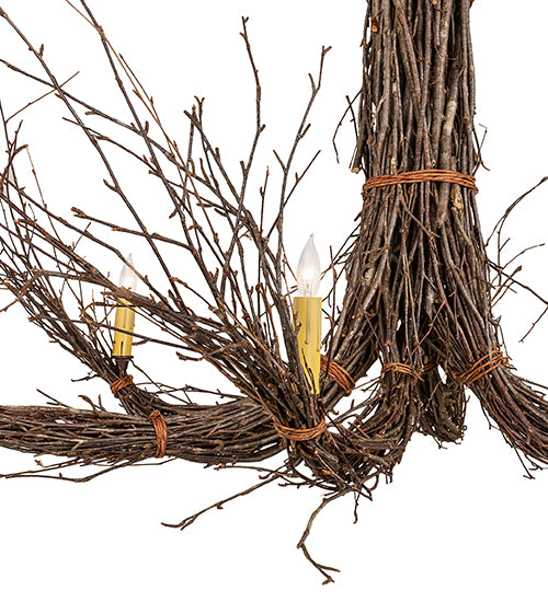 56" Meyda Long Twigs 6 LT Chandelier | 110175