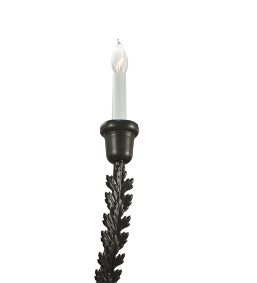 80"W Meyda Oak Bough 12 LT Chandelier | 108852