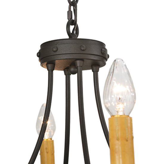 25"W Meyda Franciscan 4 LT Chandelier | 112632