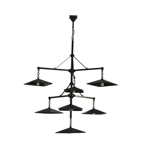 58"W Meyda Church Street 7 LT Chandelier | 110093