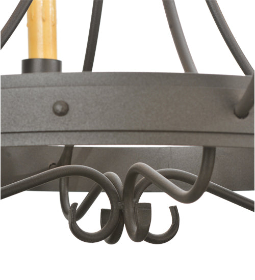 25"W Meyda Franciscan 4 LT Chandelier | 112632