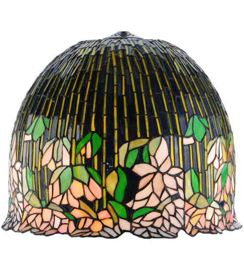 32"H Meyda Tiffany Flowering Lotus Table Lamp | 138581