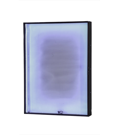 30"W Meyda Tiffany Magnolia & Iris Stained Glass Lighted Window | 151565
