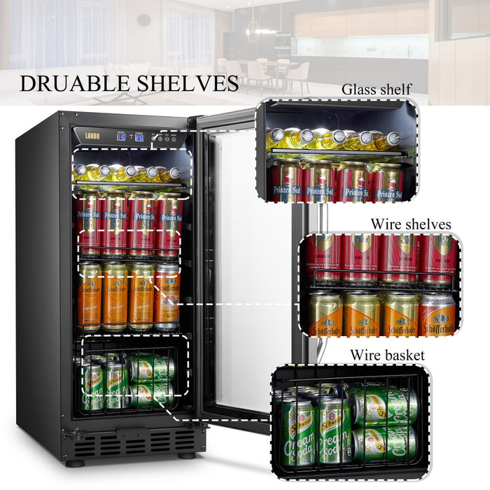 70 CAN BEVERAGE REFRIGERATOR - LB80BC