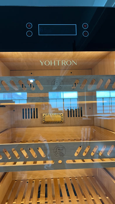 Yohtron Cigar Humidor | YC-448 | Cedar Shelves | 2300 Cigars | Built-in Hygrometer