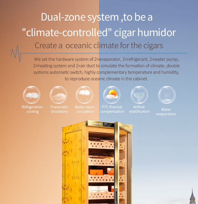 RACHING | MON2800A | Climate control  cabinet | 1300 Cigars