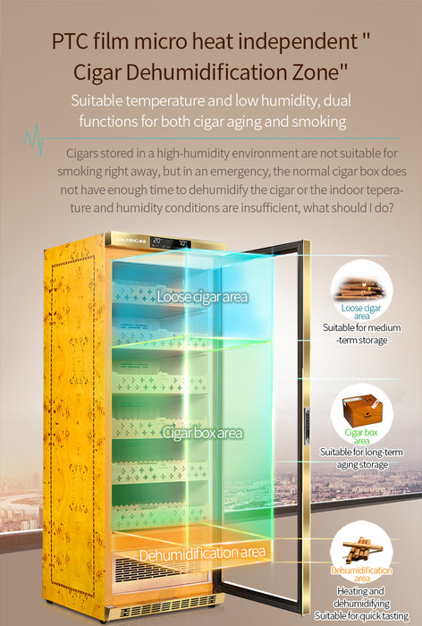 Raching MON2800a Climate control  cigar humidor cabinet