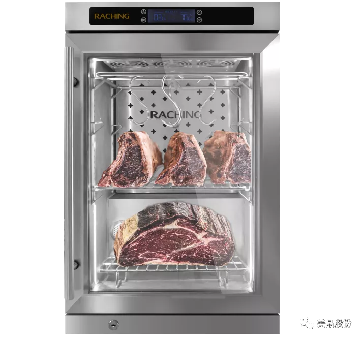 RACHING | W180A | Dry age meat Cabinet, with two hooks | Stainless Steel & LCD screen | 50 L Volume
