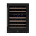 24 Inch Under Counter LOW-E Glass Door Dual Zone Wine Cooler