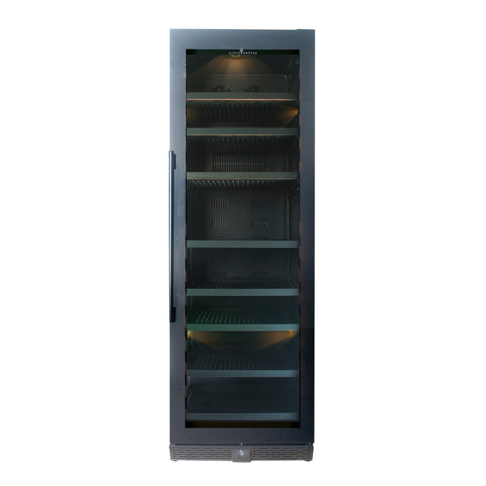 72" Large Beverage Refrigerator With Clear Glass Door
