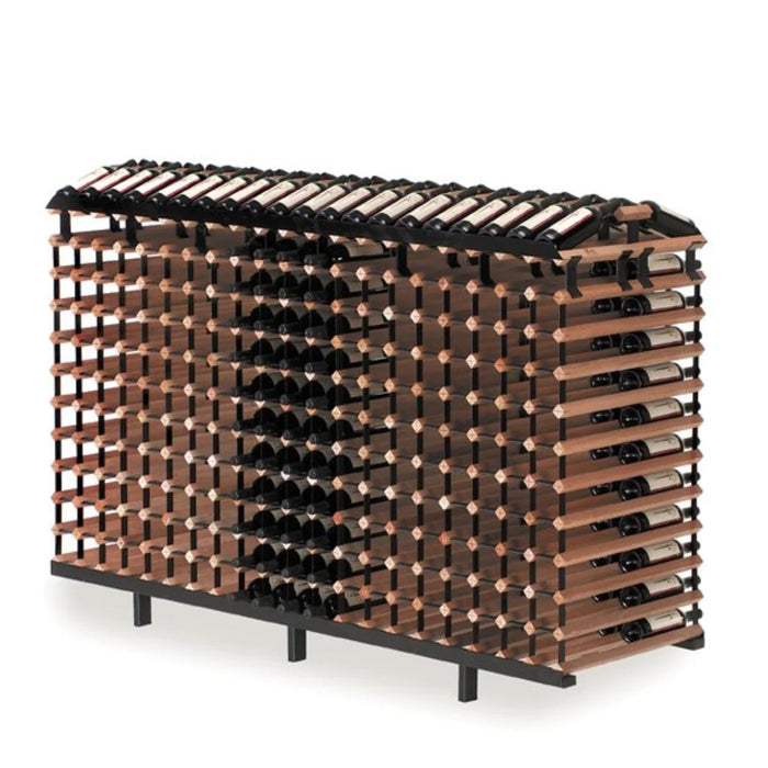 77" Wide Double Sided Commercial Retail Space Wine Rack